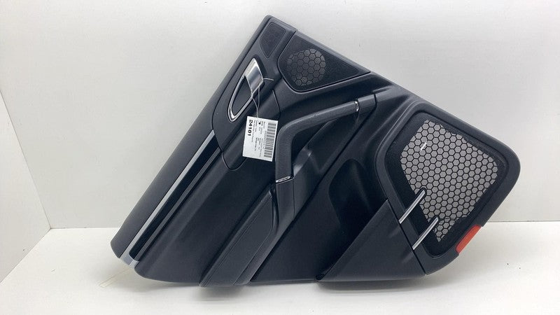 2011-2018 Porsche Cayenne S Rear Left Interior Door Panel Trim Cover Black OEM