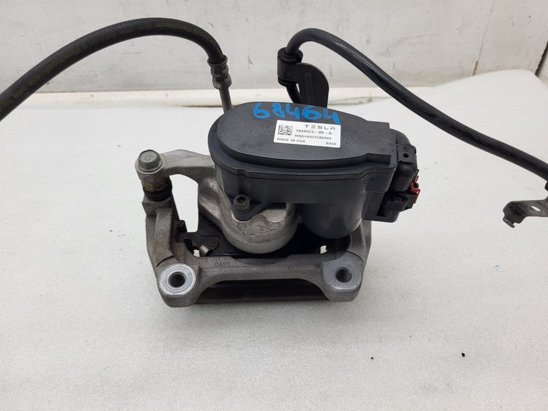 104462300G ⭕ 2017-2025 Tesla Model 3 Rear Left Caliper w/ Brake Line Hose BASE 1044623-00-G