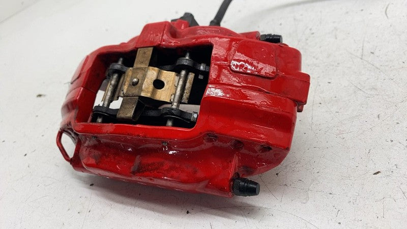 ⭕ 2016-2020 Tesla Model X Rear Driver Side Caliper Red w/ Brake Hose L