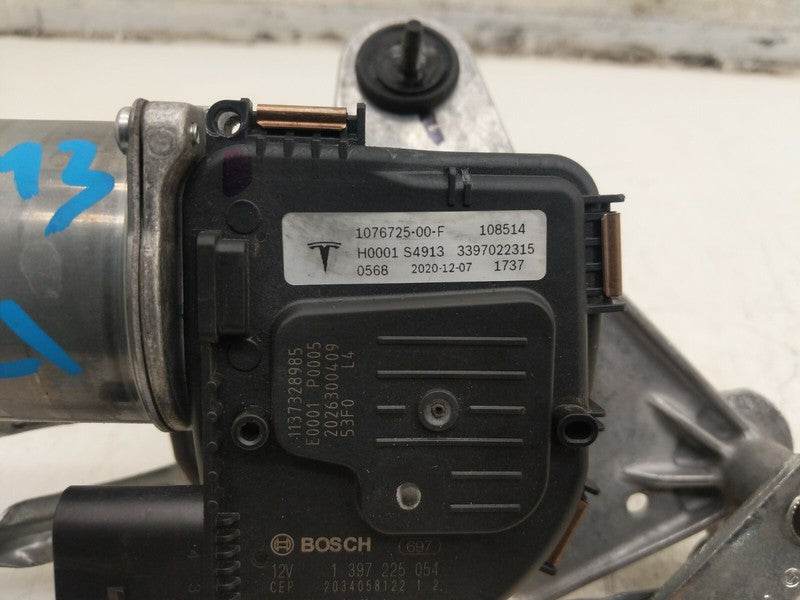 1076725 00 F ⭕ 2017-2022 Tesla Model 3 Front Windshield Wiper Linkage and Motor 1076725-00-F