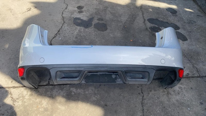 2011-2014 Porsche Cayenne Rear Bumper Fascia Cover w/o Park Assist Silver - LX7W