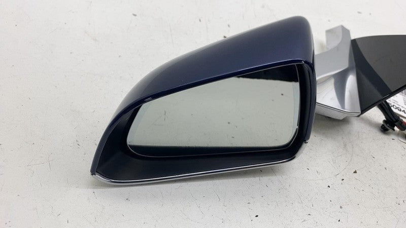 ⭕ 17-20 Tesla Model 3 Left Exterior Rear View Door Mirror Blue PPSB 11