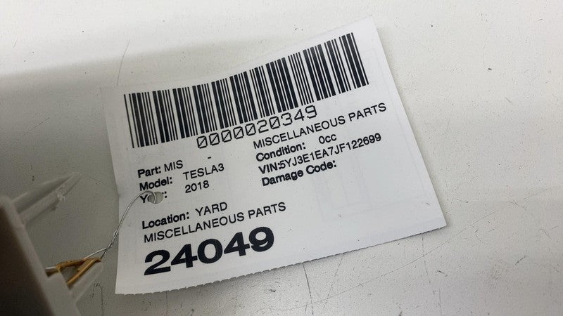 ⭕ 2017-2020 Tesla Model 3 Rear Headliner Siderail Pillar Trim Right 10