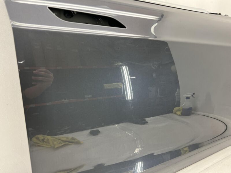 2012-2015 Tesla Model S Front Passenger Side Door Shell Panel Right Gray - PMNG