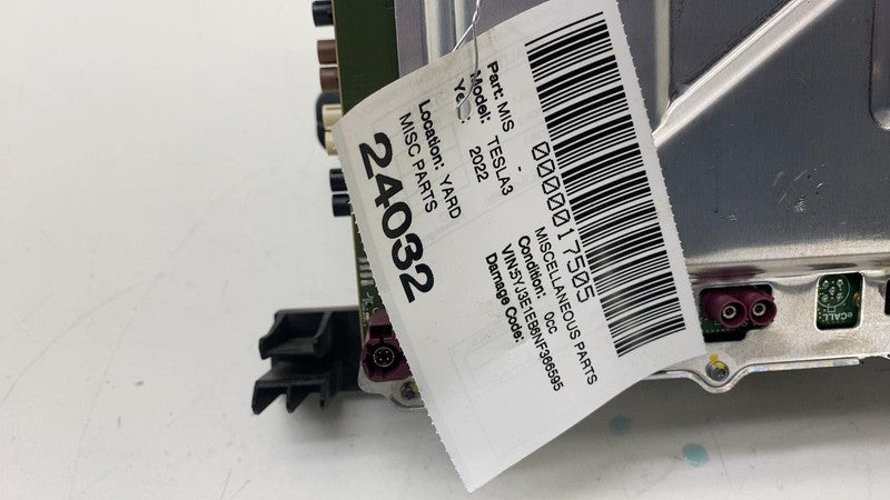 168127100G ⭕ 17-23 Model 3 MCU Media Control Unit Service Car Computer Module 1681271-00-G
