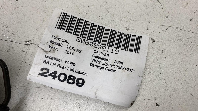 ⭕ 2012-2020 Tesla Model S MS Rear Driver Side Caliper w/ Brake Hose Li
