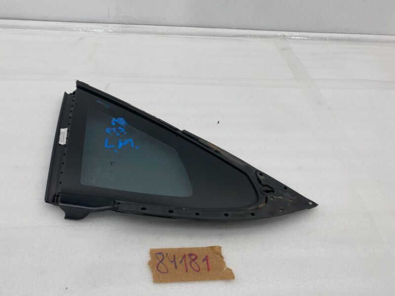 2012-2020 Tesla Model S MS Rear Driver Side Quarter Fixed Glass Left LH Assy OEM
