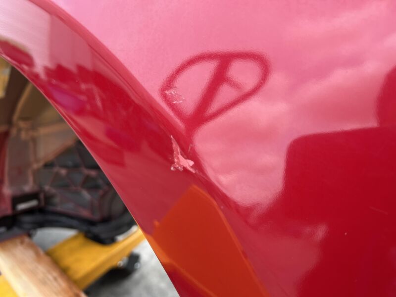 2016-2020 Tesla Model S Rear Driver Side Quarter Panel Structural Cutout Left LH
