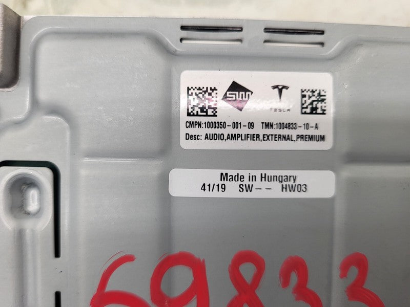 100483310A ⭕ 12-20 Model S External AMP Audio Sound System Amplifier Premium 1004833-10-A