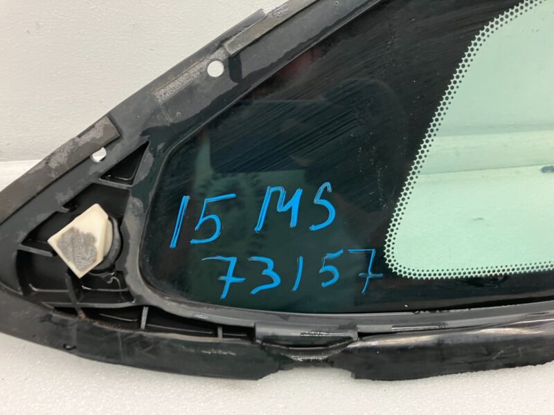 E6 43R-008010 2012-2015 Tesla Model S MS Rear Passenger Side Quarter Fixed Glass Right RH Assy