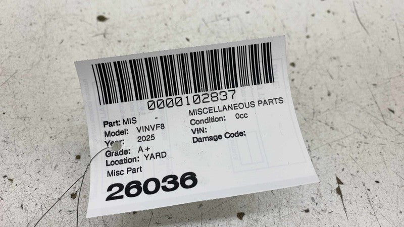 Miscellaneous Parts VINFAST VF8 25