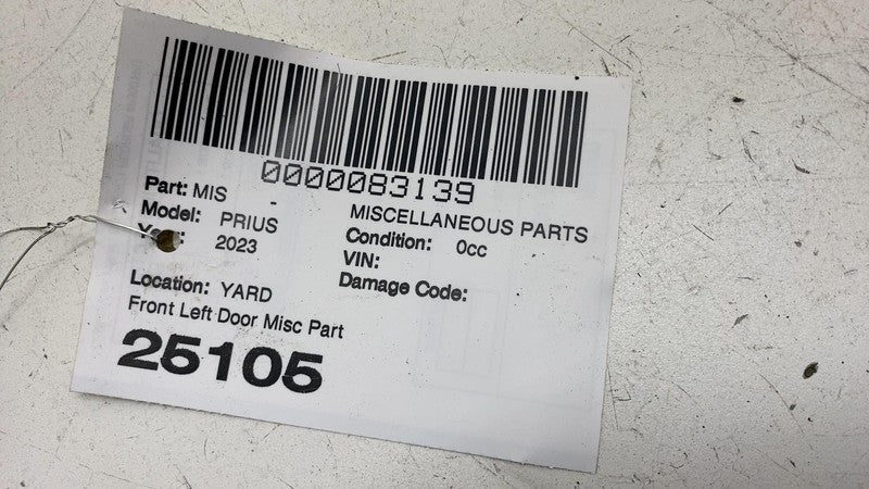 ⭕ 2023-2024 Toyota Prius Front Driver Side Upper & Lower Door Hinges Left LH OEM