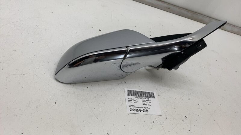 N/A ⭕ 2017-2020 Tesla Model 3 M3 Right Exterior Rear View Door Mirror RH Silver PMSS