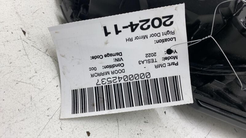 1592032-00-D ⭕ 21-25 Tesla Model 3 M3 Right Exterior Rear View Door Mirror RH (NO SKULL CAP)