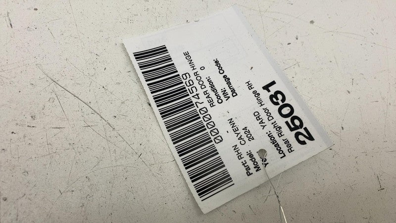 8S0833404E ⭕ 2019-2024 Porsche Cayenne PAIR Rear Right Door Hinge Upper & Lower 8S0833404E