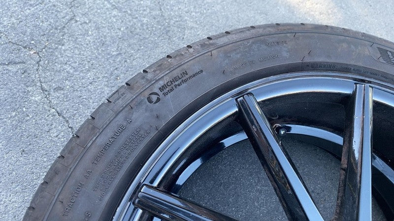 ⭕ 2012-2016 Model S 19x8.5 Wheel Rim w/ Michelin Pilot Sport Tire 245/