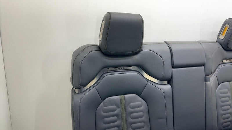 ⭕ 2022-2024 Rivian R1T Rear Left & Right 2nd Row Seat Leather Black Assembly OEM