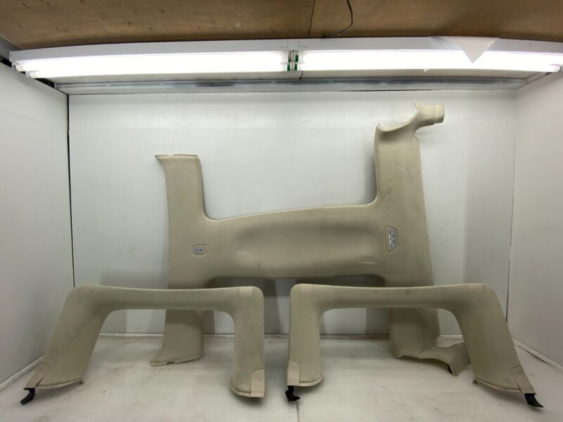 105392107J 2016-2020 Tesla Model X SET of Ceiling Headliner Door Trim + B + C-Pillar Panel