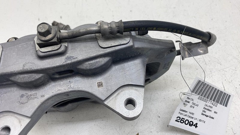 ⭕17-23 Model 3 M3 Front Driver Side Brake Caliper Left w/ Hose Line 10