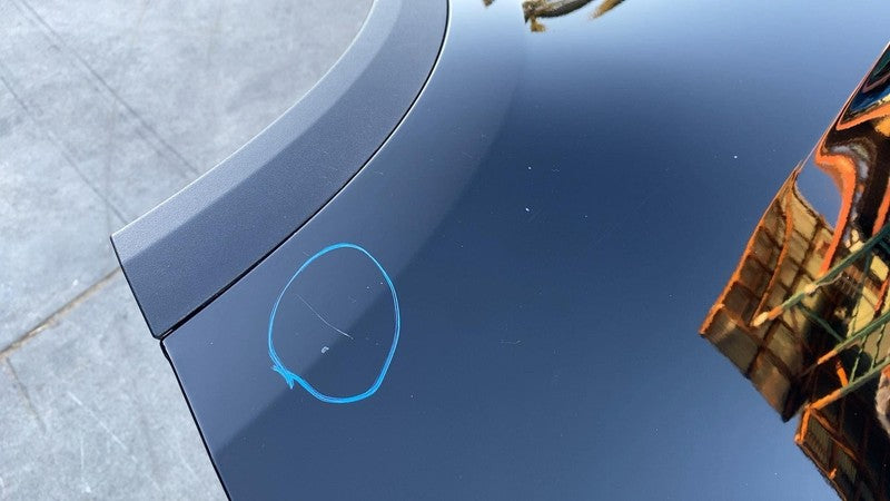 1028790-00-K ⭕ 2016-2024 Tesla Model X Rear Driver Side Falcon Door Shell Panel LH Black PBSB
