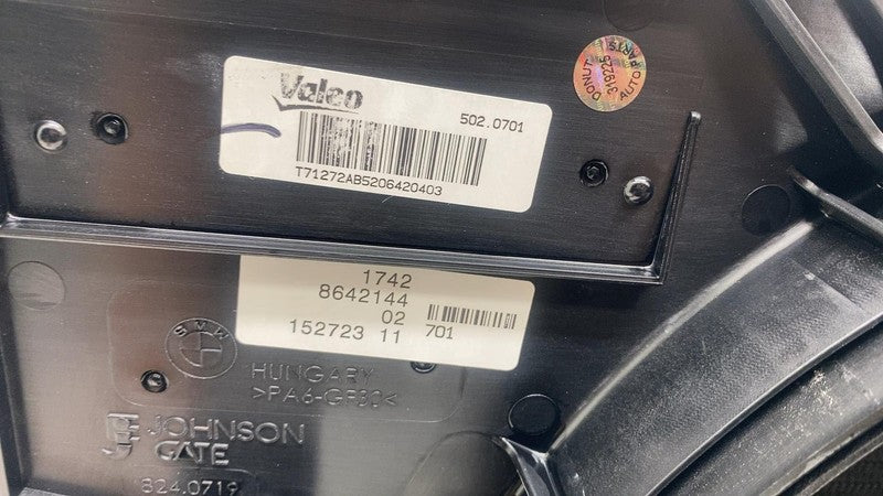 8641949-02 ⭕ 2014-2020 BMW i3 I01 Front Radiator A/C Condenser Fan Shroud Assembly 8641949