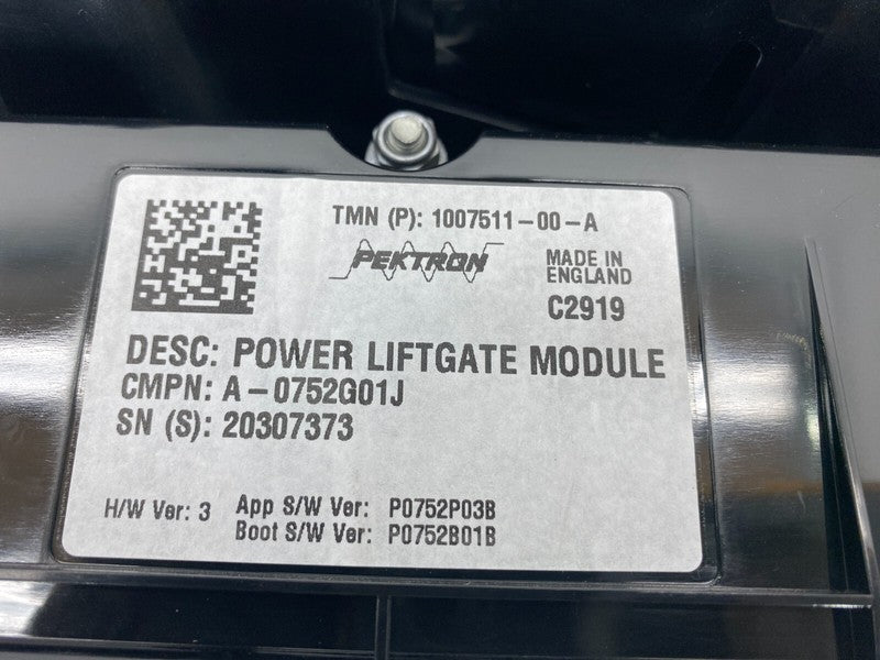 100761800J 16-20 Model S ECU Park Assist + Park Brake Control Module & Bracket 1007511-00-A