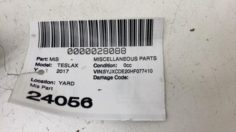 1036235 00 E 2016-2020 Tesla Model X MX Center Front Under Hood Apron Trim Cover Molding OEM