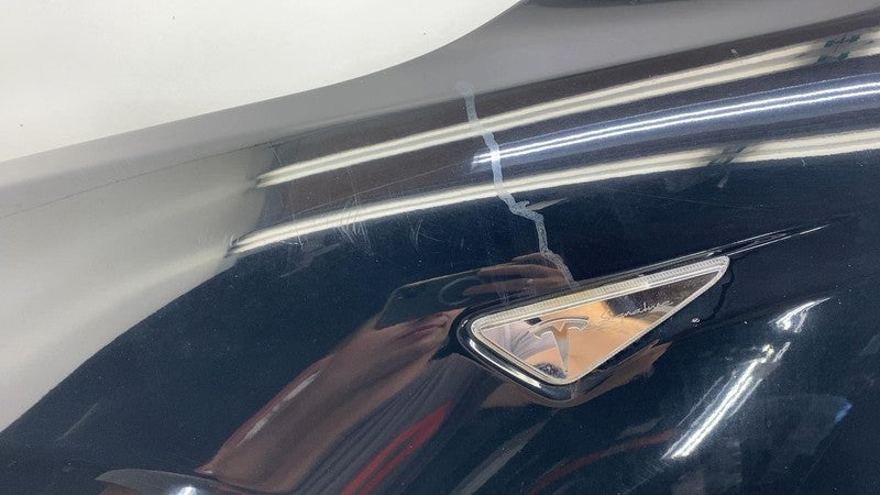 ⭕ 2012-2015 Tesla Model S Front Driver Side Fender Shell Panel Left Black - PBSB