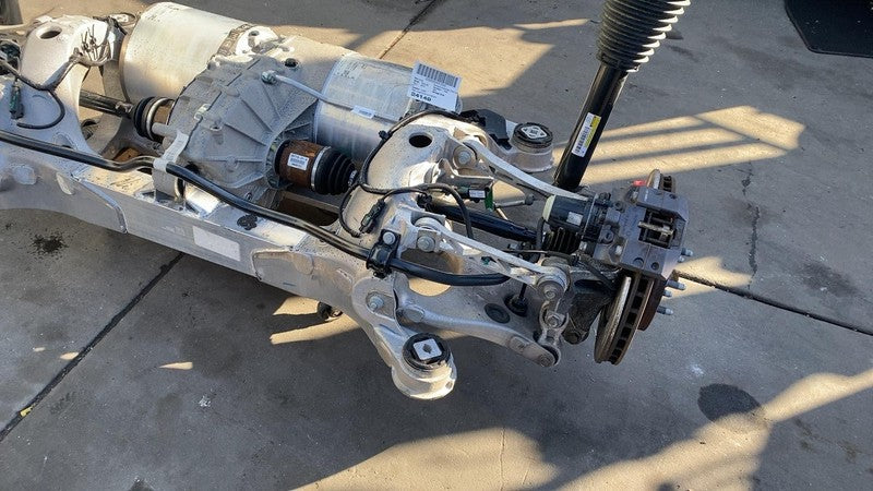 1002633 01 P 2012-2015 Tesla Model S Rear Large Drive Unit w/ Subframe & Suspension SPORT
