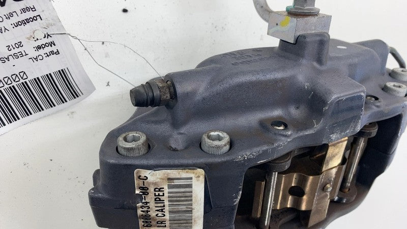 6006434-00-C 2012-2020 Tesla Model S MS Rear Driver Side Caliper w/ Brake Hose Line Left Assy