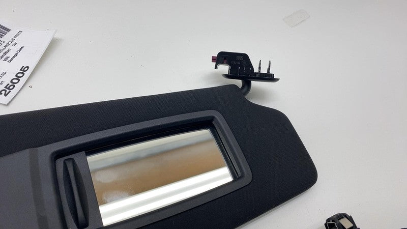 2017-2023 BMW 530e G30 Front Left & Right Windshield Sun Visor Black Sunvisor