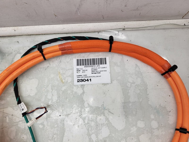 103018200E ⭕ 12-15 Model S MS Rear HV Junction Box to Charge Port Wire Harness 1030182-00-E