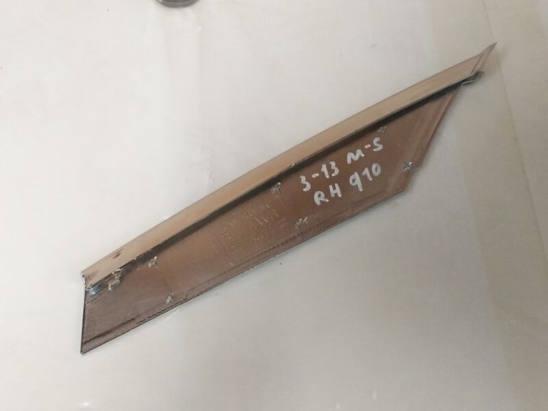 2016-2020 Tesla Model S Front Right Lower Fog Grille Spear Active Louvre Chrome
