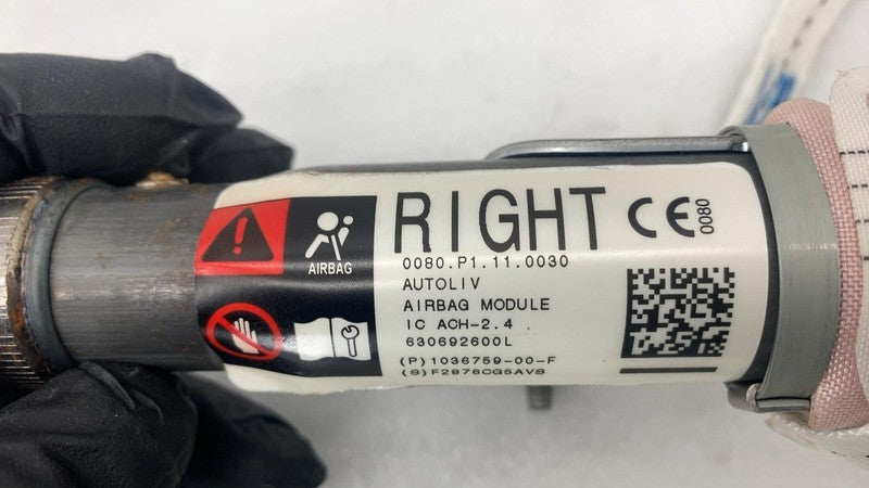1036759-00-F ⭕16-23 Tesla Model X Front Right 1st Row Roof Curtain Airbag Module 1036759-00-F
