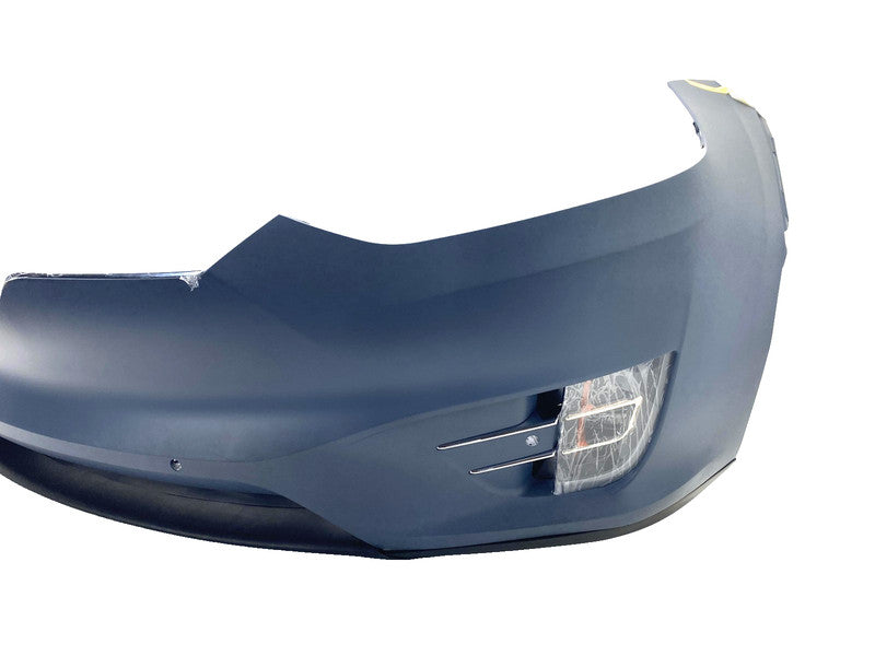 1091879-S0-A ⭕16-20 Tesla Model X Front Bumper Cover w/ Foglight Primed Assembly 1091879-S0-A
