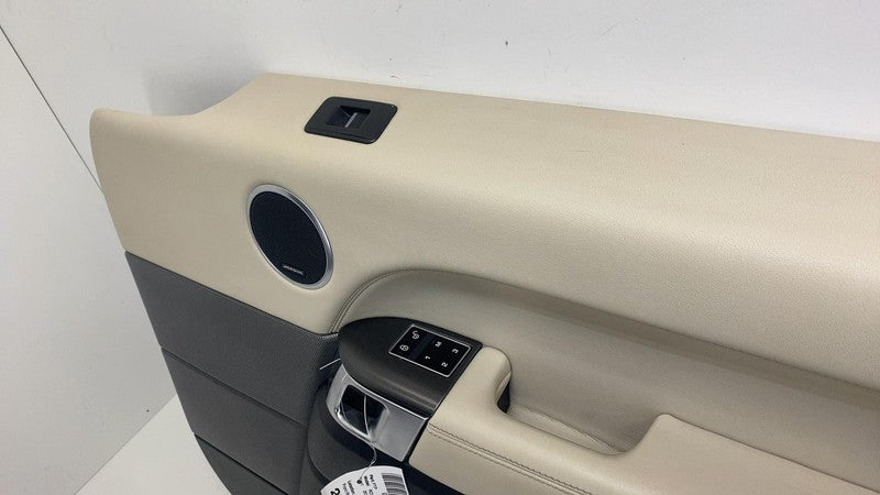 ⭕ 14-17 Range Rover Sport Front Passenger Side Door Panel Trim Cover Cream Right