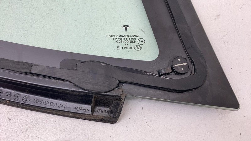 1080703-00 ⭕ 2017-2020 Tesla Model 3 M3 Rear Left Quarter Fixed Window Glass LH 1080703-00