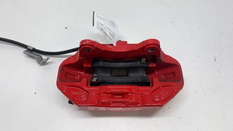 ⭕2020-2024 Tesla Model Y Front Right Caliper Red w/ Brake Hose Line 11
