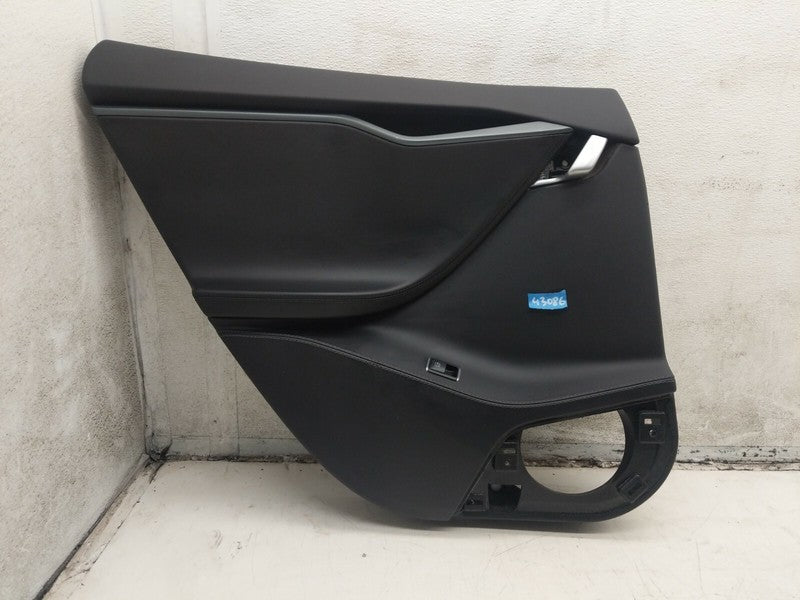 ⭕ 2012 2013 2014 2015 Tesla Model S Rear Driver Side Door Panel Trim Card Left