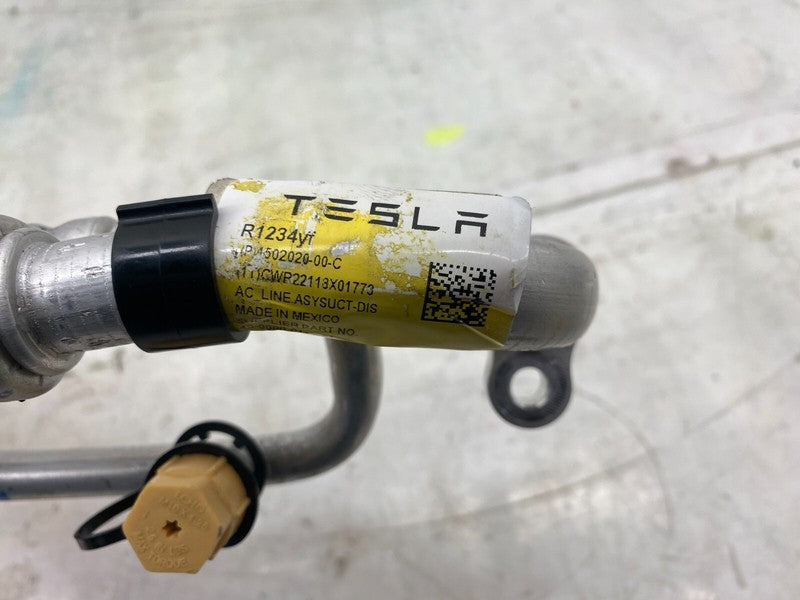 1502020 00 C ⭕ 17-23 Tesla Model 3 A/C Line Supermanifold to Compressor Pipe OEM 1502020-00-C