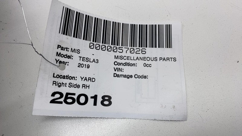 ⭕ 17-23 Tesla Model 3 Right B-Pillar Lower Trim Cover Panel Black 1086