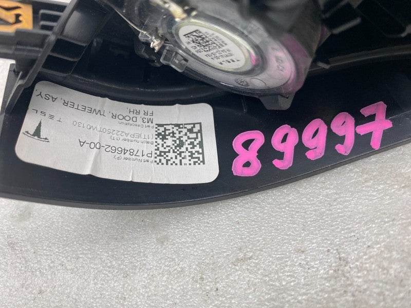 ⭕ 17-23 Model 3 Front Right Door Corner Tweeter Speaker & Cover OEM 17