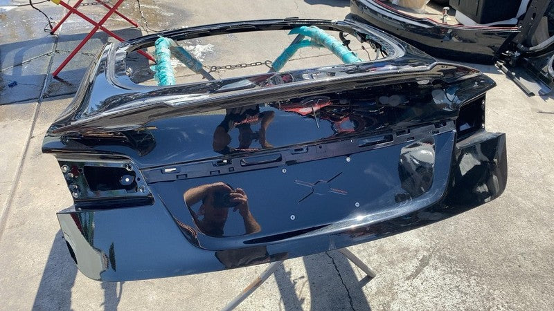 ⭕ 16-20 Tesla Model S Trunk Lid Liftgate Tailgate Hatch Shell Panel Bl