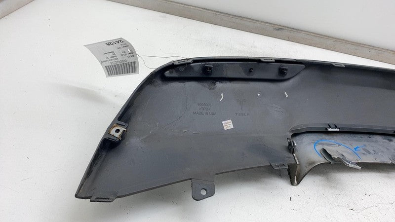 6009005 ⭕ 12-15 Model S Rear Bumper Lower Valance Diffuser + Chrome Trim Molding 6009005