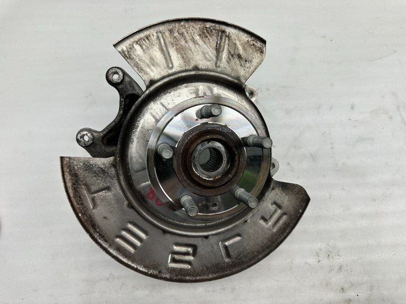 ⭕ 12-15 Model S Rear Left Spindle Knuckle w/ Shield & Wheel Hub RWD 60