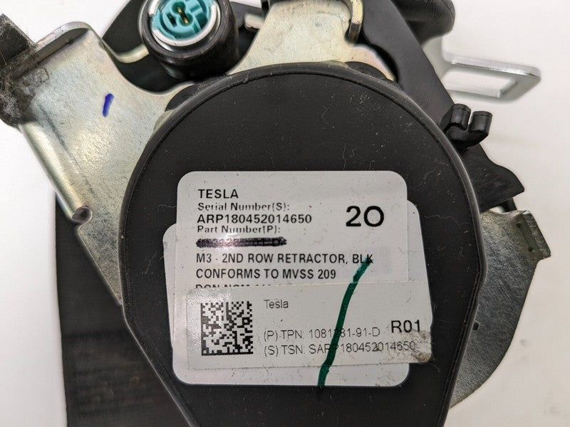 ⭕ 17-23 Tesla Model 3 Rear Left or Right 2nd Row Seatbelt Retractor 10
