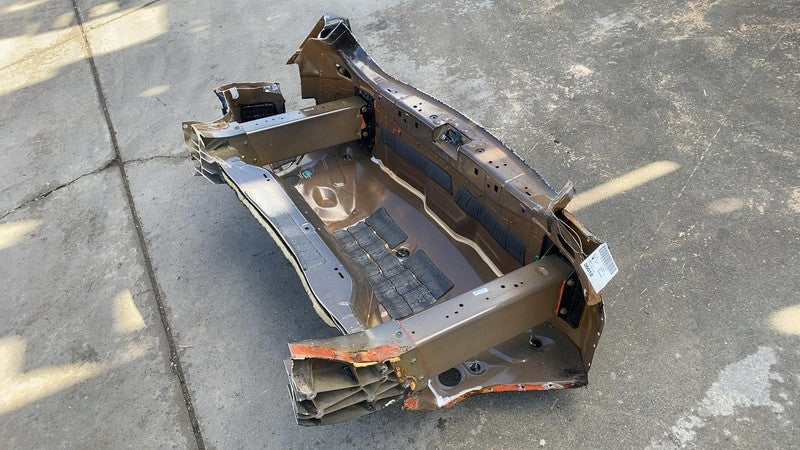 21-24 Tesla Model S Rear Closeout Tail Panel w/ Left & Right Rail Black - PBSB