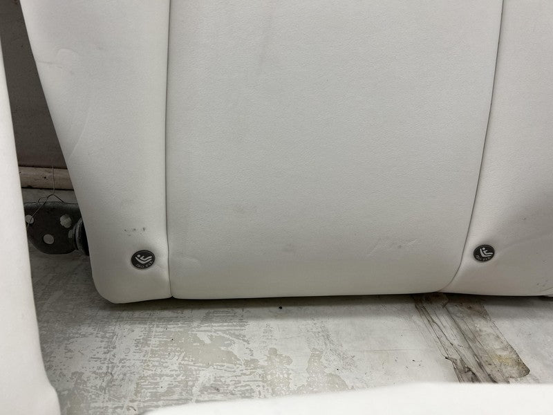 ⭕ 2017-2023 Tesla Model 3 Rear 2nd Row White Leather Seat Upper + Lower Cushion