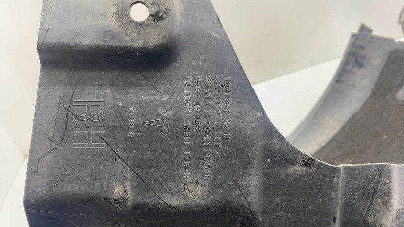 108158200D ⭕ 18-23 Tesla Model 3 Front Right Wheel Fender Liner Splash Shield 1081582-00-D