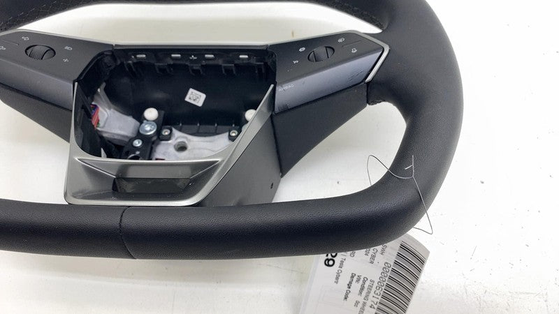 169255100D ⭕ 24-25 Tesla Cybertruck Front Driver Steering Wheel Square Black 1692551-00-D